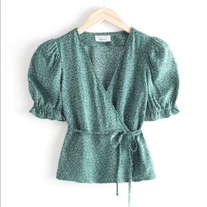 & Other Stories Wrap Top
